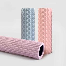 Eva gota de água espuma eixo relaxamento muscular mace massagem vara oco yoga pós massagem rolo 3d ponto massagem exercício rolo - Image 1