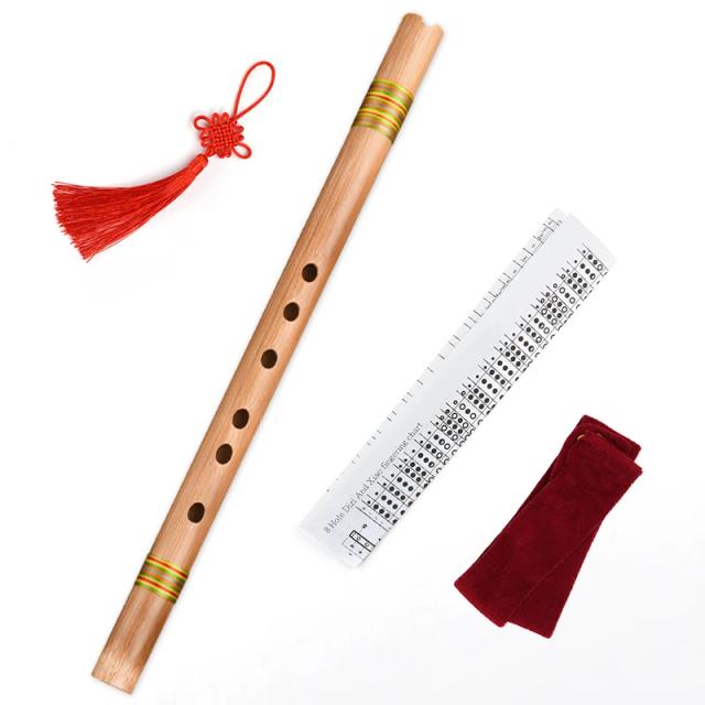 Flauta Xiao Mini de 6 Furos com Saco - Ideal para Iniciantes e Amantes de Música