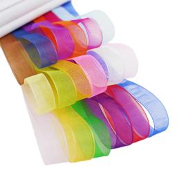 (50 jardas/rolo) fitas de organza de 12mm atacado embrulho de presente decoração fitas de natal - Image 1