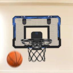 Basketball Hoop montado na parede com bolas e bomba, Mini Hoop Set, porta quarto, ao ar livre, interior, adultos, meninos, meninas - Image 5