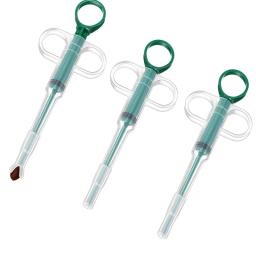 Pet Pill Plunger para cães e gatos pequenos, Seringa Pusher Gun, Dispenser Shooter, Soft Tip Tablet, Seringa Pusher, 3 pcs - Image 2