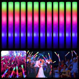 LED Espuma Luminosa Bastões De Brilho, Fontes Do Partido, Crazy Wedding Decor, Luminous Stick Bar, Acessórios Do Partido Da Música, 5Pcs - Image 1