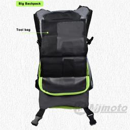 Motocicleta Ciclismo hidratação Pack, grande capacidade mochila de água motocross, malha respirável, moto bicicleta Toolkit, reflexivo, novo - Image 3