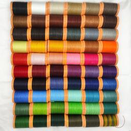 Linha encerada de costura plana para artesanato de couro, costura de cera, encadernação trançada DIY, reparação de sapatos 71 jardas - Image 5