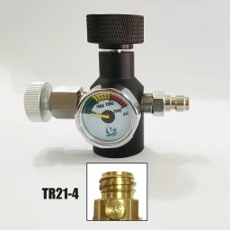 Soda CO2 Cilindro Tanque De Ar Conectado, Adaptador De Recarga Com Kit De Mangueira, TR1-4 Tipo De Rosca, W21.8-14, G3/4, Conector CGA320 - Image 3