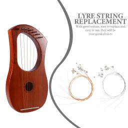 16 peças acessórios para instrumentos lira harpa as cordas acessórios peças mudança de aço - Image 6