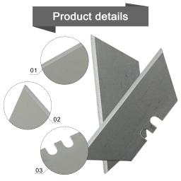 30 pçs lâmina trapezoidal multi funcional lâmina de aço carbono substituição diy arte artesanato cortador ferramenta lâmina ferramentas manuais - Image 2