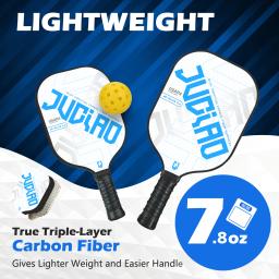 Pickleball Paddles Set para homens e mulheres, Raquete Equipamentos Esportivos, USAPA, Compatível, 4 Bolas - Image 5