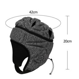 À prova de choque Rugby Headguard Capacete, boné protetor, chapelaria para a bandeira do arremessador, futebol, futebol, beisebol - Image 6