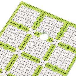 Régua de corte de tecido com linhas de grade para alfaiate Patchwork, artesanato Réguas, DIY Patchwork Tool, costura, acrílico Quilting - Image 5