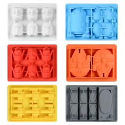 3D Cartoon Silicone Mold para cozimento, Ice Cube Sabonetes, Forma de gesso, Molde de gesso para Star War Fãs, Chocolate, Gummy, Candy, Jello - Image 1