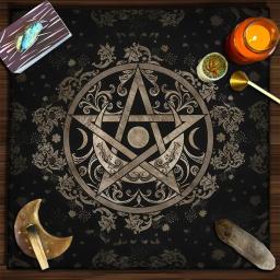 Altar pano tarô capa de mesa estrelado doze constelações amor carreira oracle cartão toalha de mesa lua tarô toalha de mesa adivinhação - Image 4
