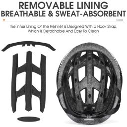 West biking bicicleta óculos magnéticos capacete com luz traseira ultraleve das mulheres dos homens bonés seguros mtb capacete da bicicleta de estrada equipamentos ciclismo - Image 6