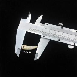 Lobo Dentes Encantos para Fazer Jóias, Contas de Resina, Pingentes Chifre Marfim, Acrílico, Acessórios DIY, 20Pcs, 30Pcs, 100Pcs - Image 4