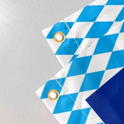 Banner suspenso ao ar livre para decorações de festas de eventos, bandeira, tapeçaria, poliéster, impresso para casa e ao ar livre, Bayern, bandeira Oktoberfest, 1 par - Image 6