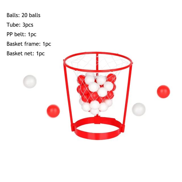 Divirta-se com Basquete: Cesta Ajustável e Acessórios para Crianças e Adultos, Incluindo 20 Bolas e Bandana para Atividades ao Ar Livre