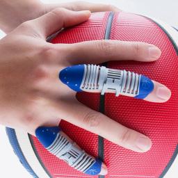 Basquete Finger Guard Exercício Protector, Artrite Apoio, Sport Aid, Equipamento De Formação, Látex, Berços De Dedo, 1Pc - Image 1