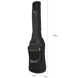 IRIN-Saco Estojo Preto para Guitarra Elétrica, Impermeável, Tecido Oxford, Instrumento Musical, Mochila de Armazenamento, Gig Bag, Acessórios - Image 6