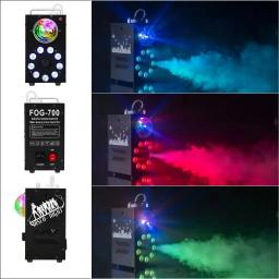 Mini 700w controle remoto sem fio máquina de fumaça colorida bola mágica rgb palco festa casamento discoteca casa gerador fumaça - Image 5
