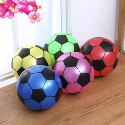 Bola de futebol multicolorida do PVC para crianças, Hand Pat inflável, esportes do futebol, treinamento, jogos ao ar livre, praia, bolas elásticas, 20cm - Image 4