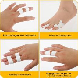 Fita Pele-Friendly Fingers para Esportes Atléticos, Futebol, Beisebol, Futebol, Hóquei, Boxe, Lacrosse, Ginástica, 1 Rolo, 2 Rolo, 3 Rolo - Image 6