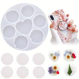 Resina Epóxi Fundição Kit para Aperto Do Telefone, Mix Formas, Moldes de Silicone, 10 Stand Bases, DIY Titular Soquete, Artesanato de Arte, Chaveiro Jóias, PE - Image 6