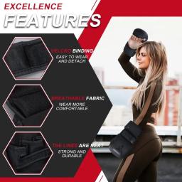 Luvas profissionais de boxe mma, luvas de treinamento para karatê, muay thai, para sparring, luta híbrida, palma aberta, artes marciais - Image 2