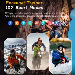 CanMixs-Relógio Inteligente Masculino Todo o Dia, Monitoramento da Frequência Cardíaca, Pista Esportiva, Relógio Fitness, Controle de Música, Bluetooth Chamada Smartwatch - Image 4