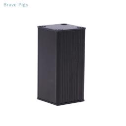 Preto Alumínio Gabinete Caso para Unidades de Alimentação, DIY, Extrudado Caixa Projeto Eletrônico, 50x25x25mm - Image 5