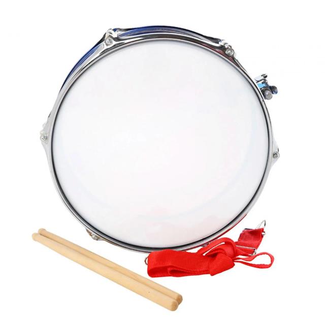 Tambor Portátil de Percussão com Alça Ajustável de 13 Polegadas para Músicos em Movimento