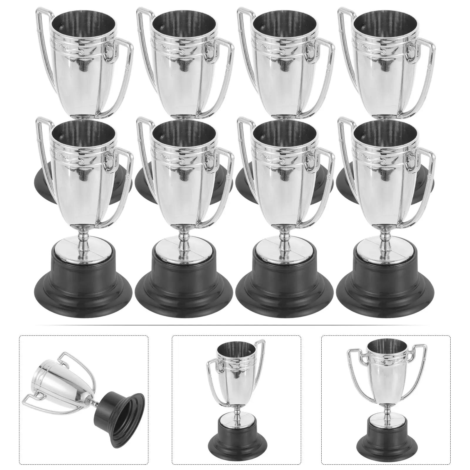 8/10/16/20 pçs mini plástico ouro recompensa troféu copo medalhas de futebol prêmio copo cedo educacional mini troféu copo presentes de futebol - Image 1