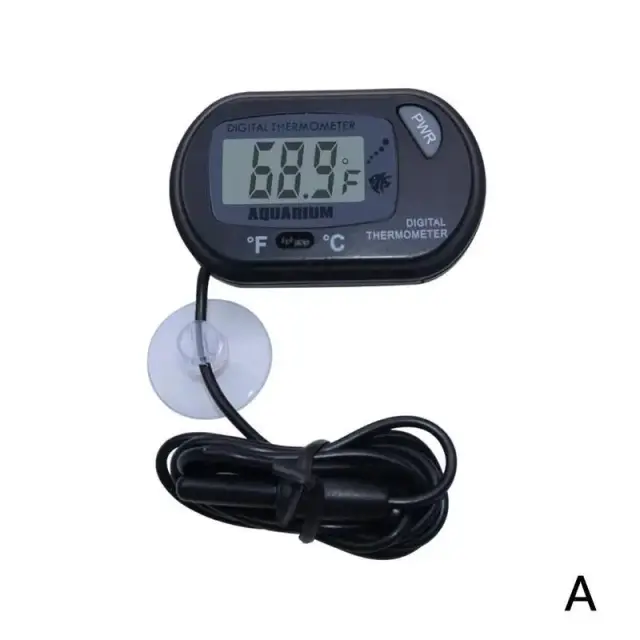 Termômetro Digital à Prova d'Água para Aquários e Répteis - Medidor de Temperatura Ideal para Tartarugas e Pets
