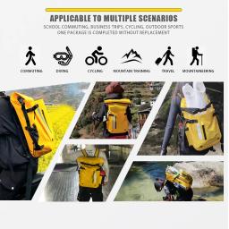 Grande capacidade impermeável equipamento do mergulho, saco do armazenamento para nadar rafting, acessórios - Image 6