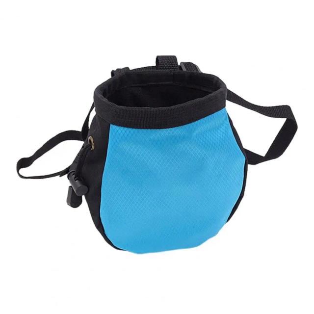 Saco de Giz de Escalada Ajustável e Impermeável com Cintura Antiderrapante para Bouldering e Halterofilismo