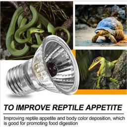 Lâmpadas de aquecimento UV, Lâmpada para répteis, UVA, UVB, UVA, UVB, Tartaruga, Tartaruga, Pet, Basking, Anfíbios, Lagarto, Sol, 220V27, 25W, 50W, 100W - Image 2