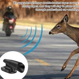 ABS Anti-colisão Siren Deer Repeller, Ultrasonic Onda Animais Selvagens Evitar Avisos Adequado para a maioria dos carros Equipamento Alerta - Image 4