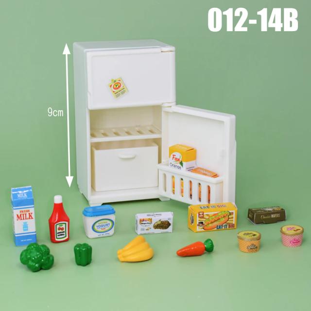 Conjunto de Móveis Dollhouse 1:12 Miniatura para RPG DIY
