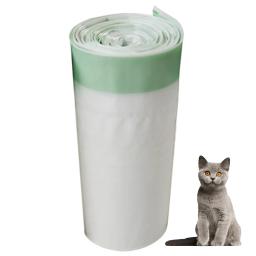 10 pçs portátil gato caixa de lixo saco de filtro grande gato filhote de cachorro sacos resíduos engrossar casa limpo saco de lixo para gato toalete pet suprimentos - Image 1