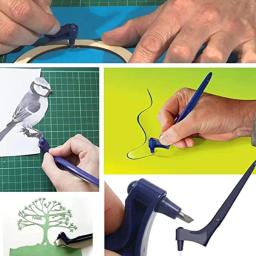 DIY Arte e Artesanato Ferramentas De Corte, Lâmina Rotativa De 360 Graus, Cortador De Papel De Segurança, 3 Lâmina De Substituição, Fabricação De Janela De Papel - Image 6