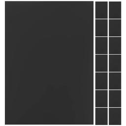 Papel papelão preto para artesanato DIY, papelão A4, ferramentas de pintura origami branco, desenho, 20 folhas - Image 6