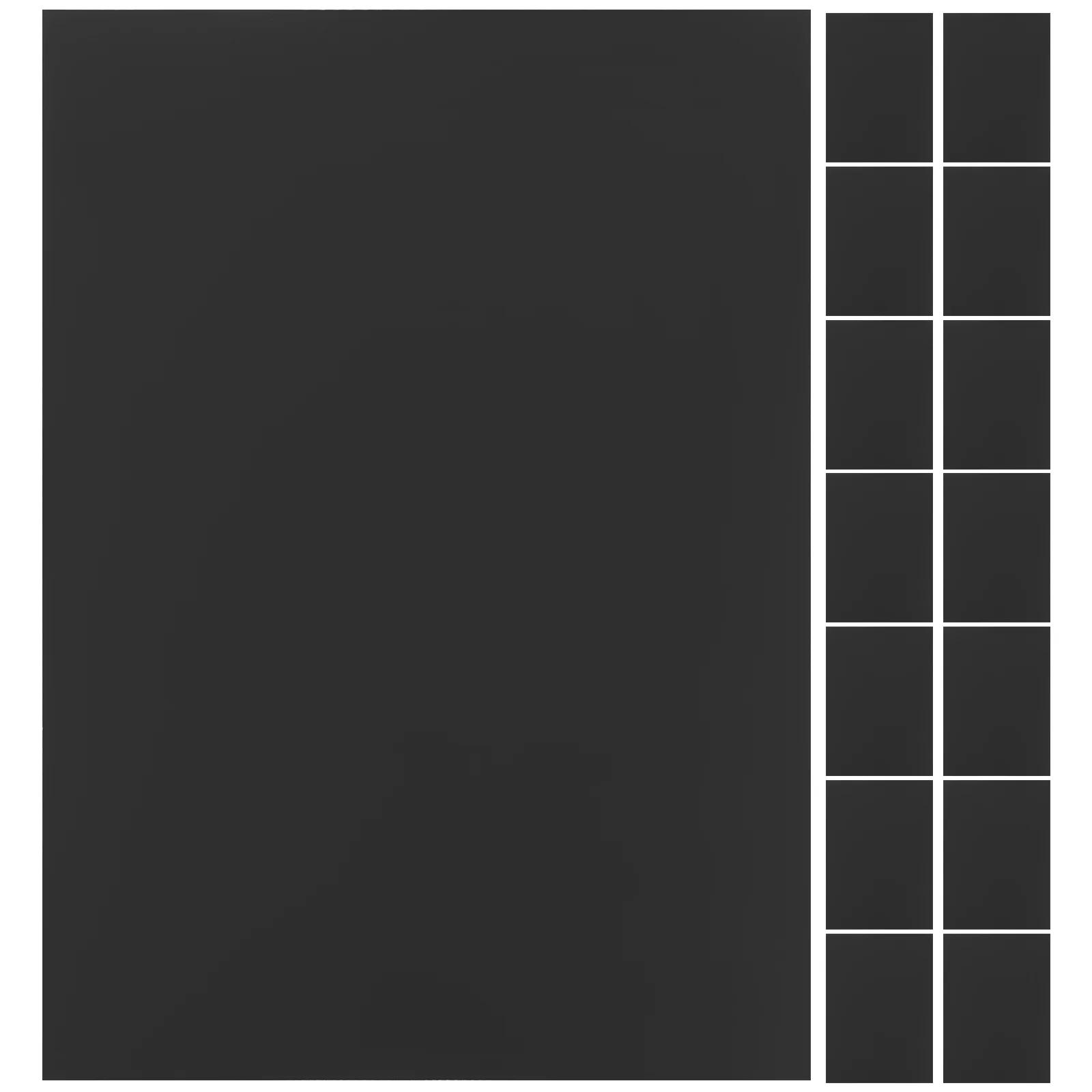 Papel papelão preto para artesanato DIY, papelão A4, ferramentas de pintura origami branco, desenho, 20 folhas - Image 1