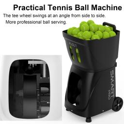 PT-Máquina de Bolas Smart Pro, Equipamento de Ténis Portátil, Smart App e Controlo Remoto, Bola 100 Plus - Image 4