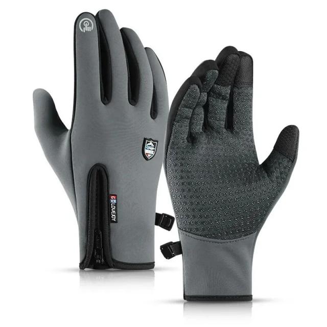 Luvas Térmicas Impermeáveis e à Prova de Vento para Inverno - Quentes e Touchscreen para Esportes ao Ar Livre, Ciclismo e Mais