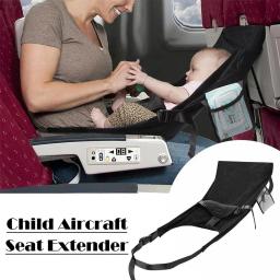 Cama de viagem para avião infantil, extensor de assento inflável para crianças, cama portátil essencial para avião/carro/trem, cinto de sono para viagem c4q4 - Image 2