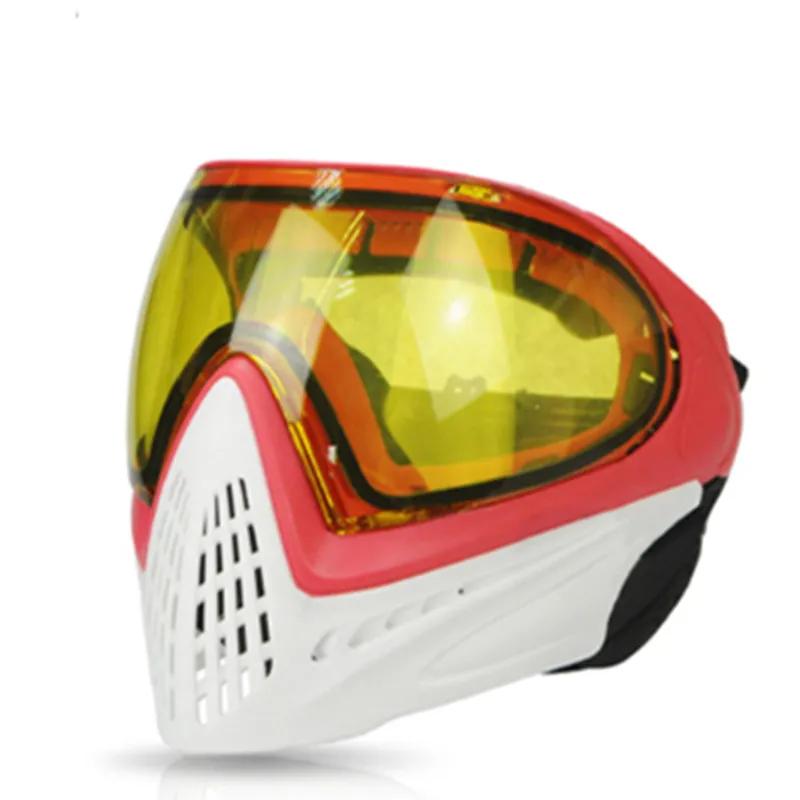 Novo f1 completo esporte rosto segurança tático máscara guarda airsoft paintball camadas duplas strongtly evitar névoa anti-nevoeiro óculos máscara - Image 1
