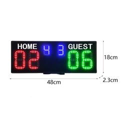 Placar digital com controle remoto, multifuncional led contador, placar para voleibol, tênis, futebol, futebol, beisebol - Image 6