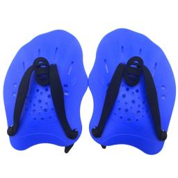 Pás de natação multicoloridas com alça ajustável, equipamento de treinamento de natação para mulheres homens e crianças, drop shipping, mão, 1 par - Image 1