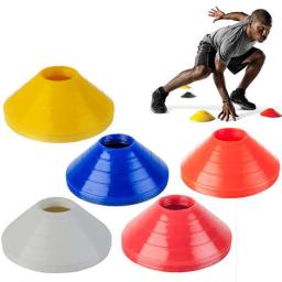 Speed Training Disc Cone Cross Track, marcador de espaço, esportes ao ar livre, futebol, futebol, rugby, PVC, novo, 10pcs - Image 1