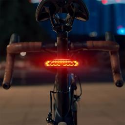 Smart Bike Tail Light com Alarme, Luz traseira anti-roubo, Detecção de freio, Segurança de ciclismo, Luz traseira para iluminação noturna - Image 1