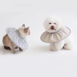 Colar médico protetor anti-mordida para recuperação de animais, Colar ajustável para gato e cachorro, Colar de recuperação de cone - Image 5